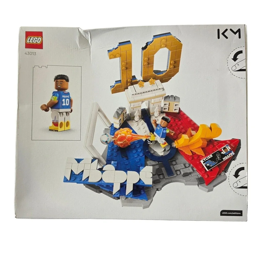 LEGO 43013 Kylian Mbappe Soccer Highlights Editions Set 490 Pcs Building Toy NEW